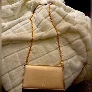 Tori Burch Rose Gold Crossbody